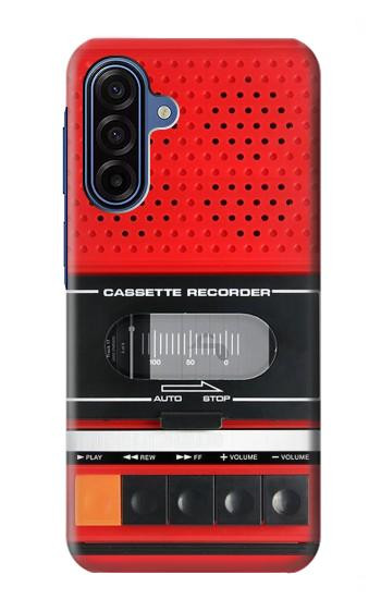 S3204 Rouge Cassette Recorder graphique Etui Coque Housse pour Samsung Galaxy A17