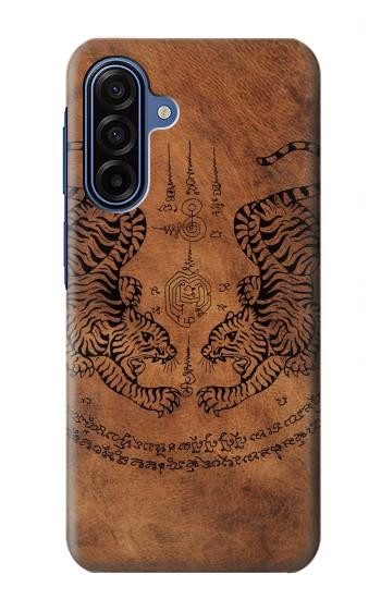 S3209 Sak Yant jumeau Tigre Etui Coque Housse pour Samsung Galaxy A17
