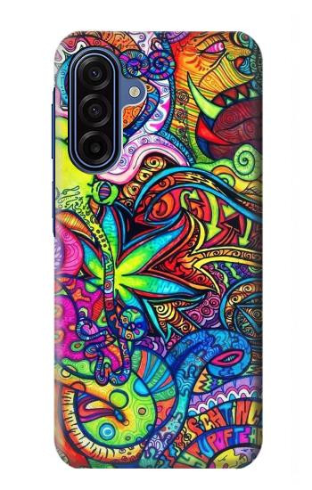 S3255 Motif Art coloré Etui Coque Housse pour Samsung Galaxy A17, A18