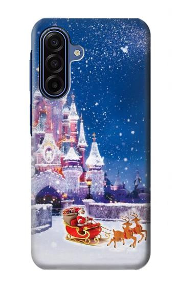 S3282 Château de Santa Noël Etui Coque Housse pour Samsung Galaxy A17