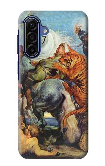 S3331 Peter Paul Rubens Tigre und Lowenjagd Etui Coque Housse pour Samsung Galaxy A17