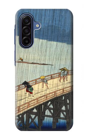 S3347 Utagawa Hiroshige douche soudaine Etui Coque Housse pour Samsung Galaxy A17