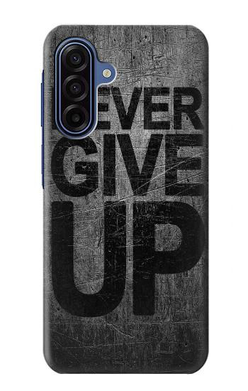 S3367 N'abandonnez jamais Etui Coque Housse pour Samsung Galaxy A17