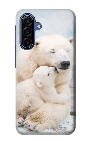 S3373 Famille d'ours polaire Etui Coque Housse pour Samsung Galaxy A17