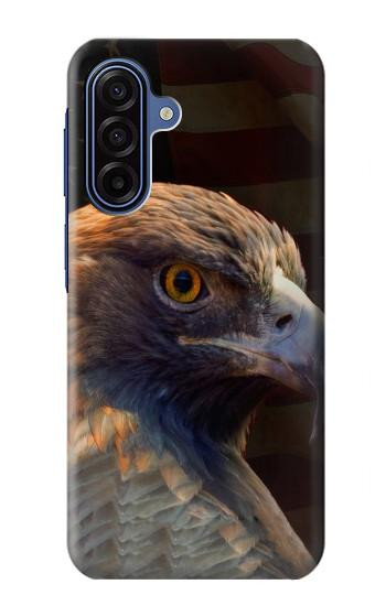 S3376 Aigle Drapeau américain Etui Coque Housse pour Samsung Galaxy A17