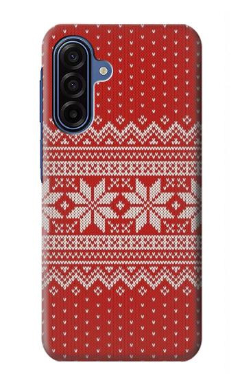 S3384 Motif d'hiver sans couture tricot Etui Coque Housse pour Samsung Galaxy A17