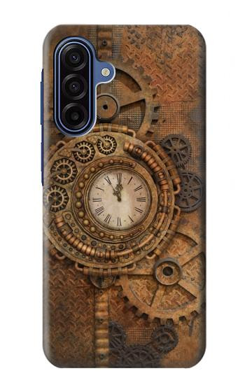 S3401 Horloge vitesse Steampunk Etui Coque Housse pour Samsung Galaxy A17, A18
