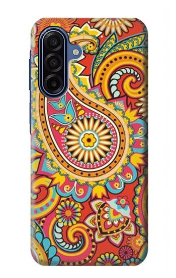 S3402 Floral Paisley Seamless Etui Coque Housse pour Samsung Galaxy A17, A18
