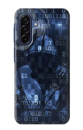 S3431 Numérique Cyber ​​code Hacker Etui Coque Housse pour Samsung Galaxy A17