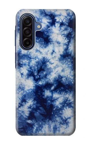 S3439 Tissu Indigo Tie Dye Etui Coque Housse pour Samsung Galaxy A17