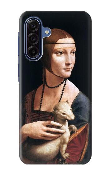 S3471 Lady hermine Leonardo da Vinci Etui Coque Housse pour Samsung Galaxy A17