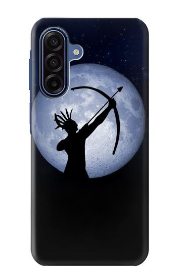 S3489 Indian Lune Chasseur Etui Coque Housse pour Samsung Galaxy A17