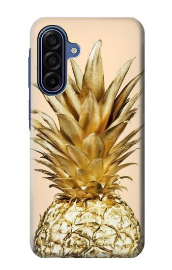 S3490 ananas or Etui Coque Housse pour Samsung Galaxy A17, A18