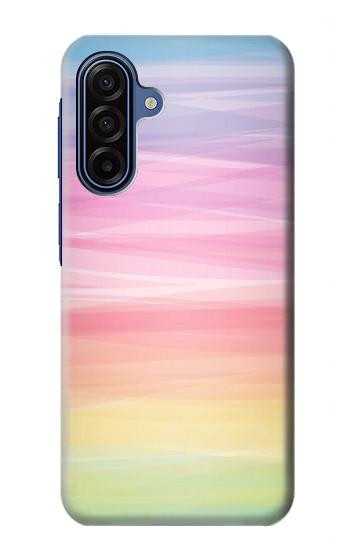 S3507 Coloré Arc-en-ciel pastel Etui Coque Housse pour Samsung Galaxy A17