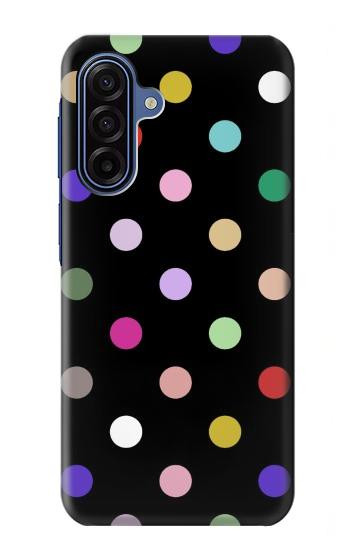 S3532 Coloré à pois Etui Coque Housse pour Samsung Galaxy A17, A18