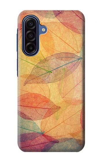 S3686 Automne Feuille Automne Etui Coque Housse pour Samsung Galaxy A17