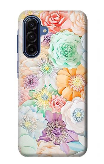 S3705 Fleur florale pastel Etui Coque Housse pour Samsung Galaxy A17