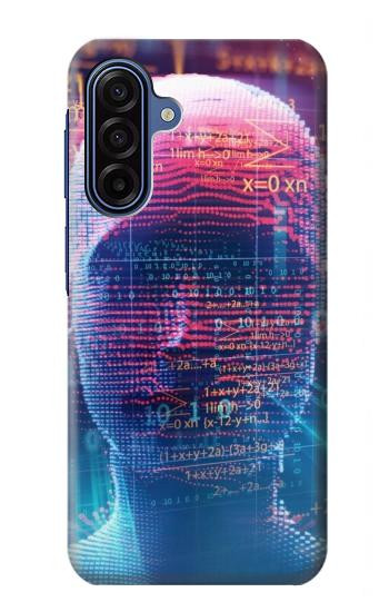 S3800 Visage humain numérique Etui Coque Housse pour Samsung Galaxy A17