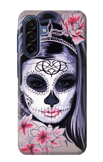 S3821 Sugar Skull Steampunk Fille Gothique Etui Coque Housse pour Samsung Galaxy A17