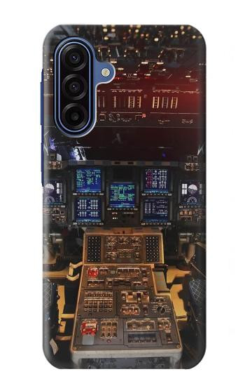 S3836 Poste de pilotage d'avion Etui Coque Housse pour Samsung Galaxy A17, A18