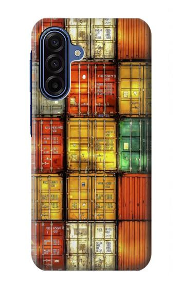 S3861 Bloc de conteneur coloré Etui Coque Housse pour Samsung Galaxy A17