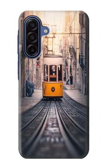 S3867 Tramways à Lisbonne Etui Coque Housse pour Samsung Galaxy A17, A18