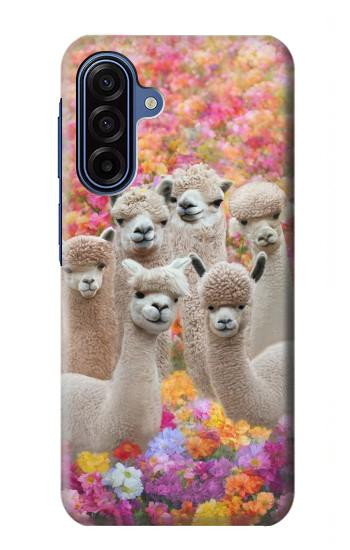 S3916 Alpaga Famille Bébé Alpaga Etui Coque Housse pour Samsung Galaxy A17