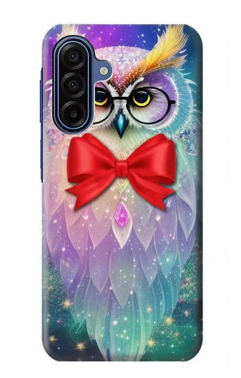 S3934 Hibou nerd fantastique Etui Coque Housse pour Samsung Galaxy A17