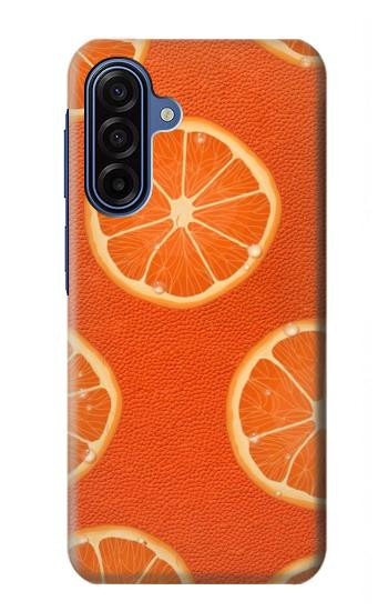 S3946 Motif orange sans couture Etui Coque Housse pour Samsung Galaxy A17