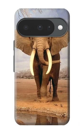 S0310 éléphant d'Afrique Etui Coque Housse pour Google Pixel 10, 10 Pro