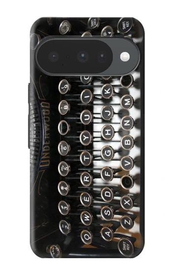 S0620 Machine à écrire Etui Coque Housse pour Google Pixel 10, 10 Pro