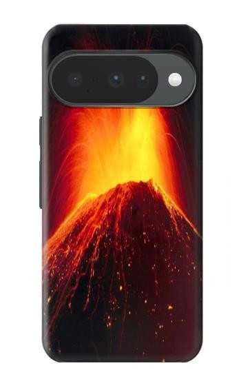 S0745 Volcan Lave Etui Coque Housse pour Google Pixel 10, 10 Pro