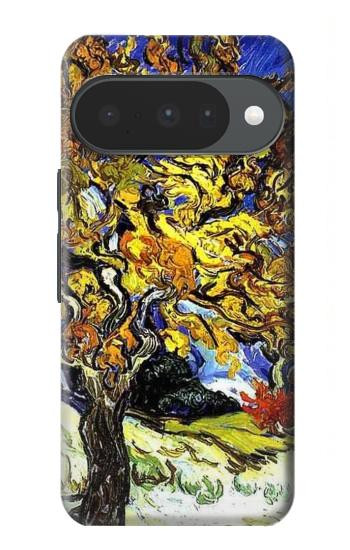 S0902 Mûrier Van Gogh Etui Coque Housse pour Google Pixel 10, 10 Pro