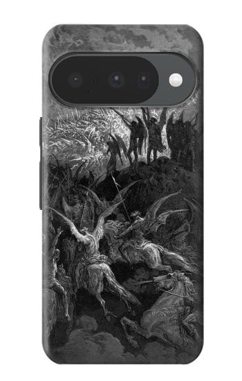 S1026 Gustave Doré Paradis perdu Etui Coque Housse pour Google Pixel 10, 10 Pro