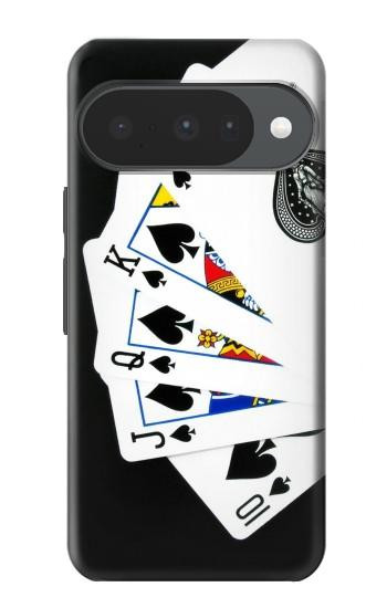 S1078 Poker Royal Flush droite Etui Coque Housse pour Google Pixel 10, 10 Pro