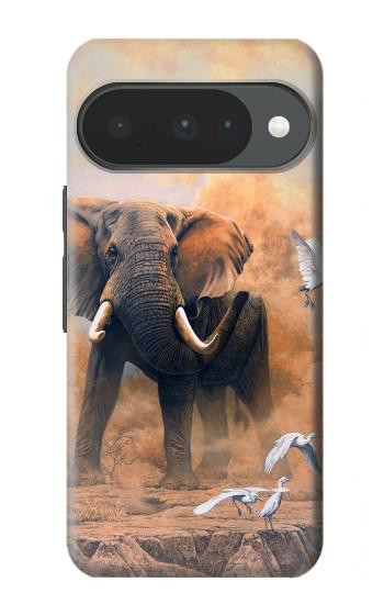 S1292 l'éléphant Etui Coque Housse pour Google Pixel 10, 10 Pro