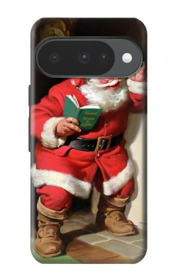 S1417 Père Noël Joyeux Noël Etui Coque Housse pour Google Pixel 10, 10 Pro
