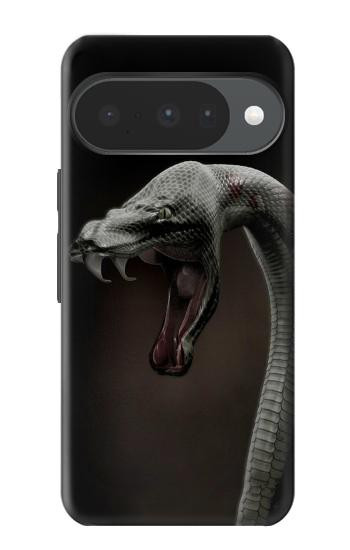 S1597 Noir Mamba Serpent Etui Coque Housse pour Google Pixel 10, 10 Pro