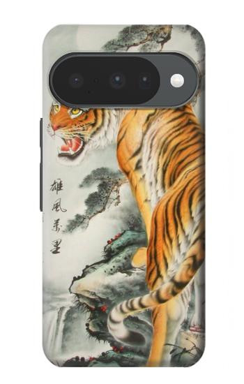 S1934 Peinture Tigre chinois Etui Coque Housse pour Google Pixel 10, 10 Pro