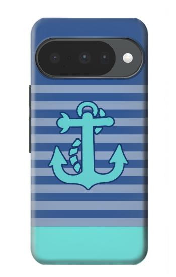 S2081 Ancre nautique Etui Coque Housse pour Google Pixel 10, 10 Pro