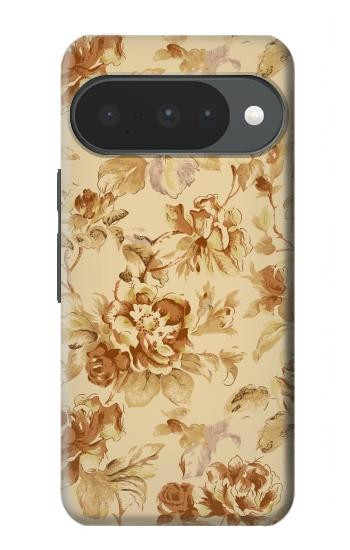 S2180 Motif Fleur Floral Millésime Etui Coque Housse pour Google Pixel 10, 10 Pro