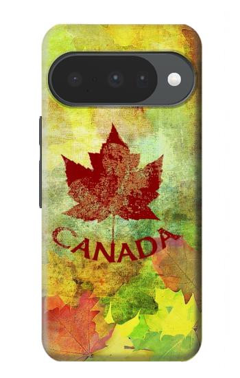 S2523 Canada Feuille d'érable d'automne Etui Coque Housse pour Google Pixel 10, 10 Pro