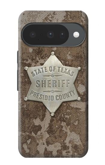 S2868 Texas Presidio shérif du comté Badge Etui Coque Housse pour Google Pixel 10, 10 Pro