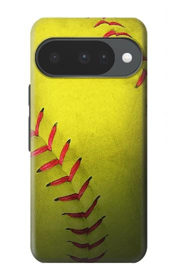 S3031 Softball balle jaune Etui Coque Housse pour Google Pixel 10, 10 Pro