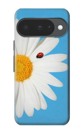 S3043 Coccinelle Daisy millésimé Etui Coque Housse pour Google Pixel 10, 10 Pro
