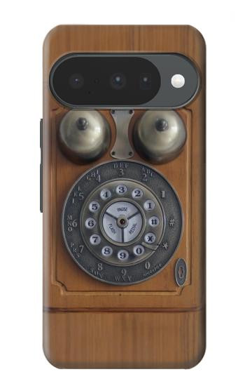 S3146 Mur Antique Retro Ligne téléphonique Etui Coque Housse pour Google Pixel 10, 10 Pro