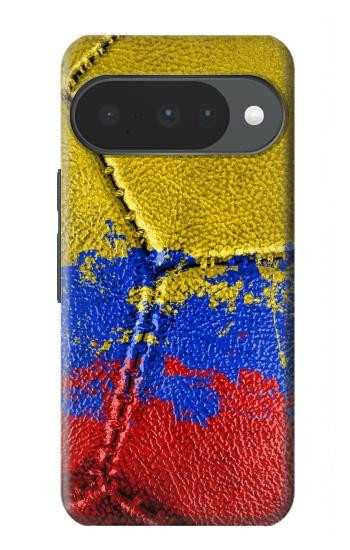 S3306 Colombie Drapeau de football graphique Millésime Etui Coque Housse pour Google Pixel 10, 10 Pro