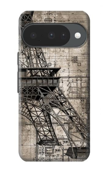 S3416 Plan Tour Eiffel Etui Coque Housse pour Google Pixel 10, 10 Pro