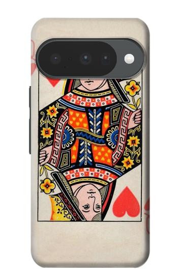 S3429 Carte Reine Coeurs Etui Coque Housse pour Google Pixel 10, 10 Pro