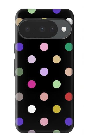 S3532 Coloré à pois Etui Coque Housse pour Google Pixel 10, 10 Pro